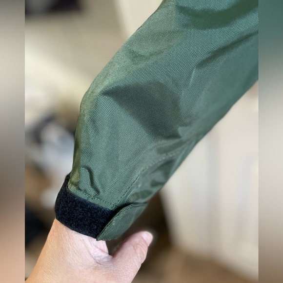 Frogg Toggs Mens Green Long Sleeve Zip Front Hooded Windbreaker Jacket Sz M/L - Picture 3 of 8